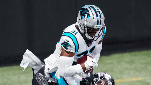 Juston Burris INT vs falcons
